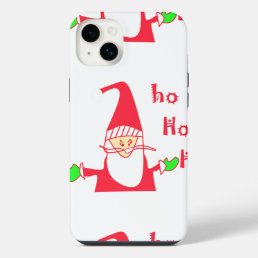 Merry Christmas Humorous Santa Mouse Unique FestiV iPhone 14 Plus Case