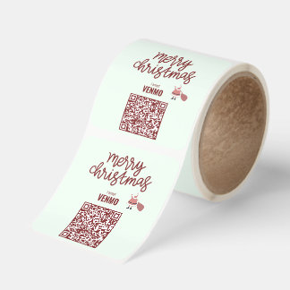 Merry Christmas I Accept VENMO Funny Square Sticker