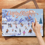 Merry Christmas Ice Skating Winter Magic Family Jigsaw Puzzle<br><div class="desc">Embark on a journey into the enchanting world of winter magic with our Winter Wonderland Personalized Jigsaw Puzzle – a heartwarming addition to your family traditions and the perfect canvas for creating cherished memories. This intricately designed puzzle captures the essence of the season with a picturesque scene of people gracefully...</div>