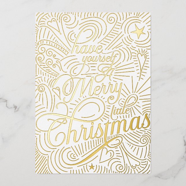 Merry Christmas Illustrated Card (Front)