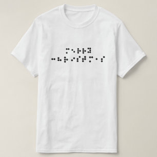 Merry Christmas in Braille T-Shirt
