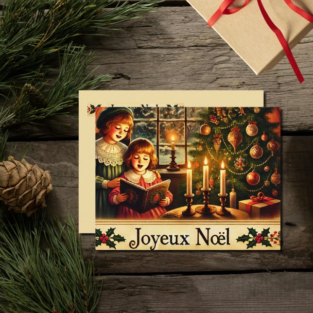 Merry Christmas in French Holiday Card (Creator Uploaded)