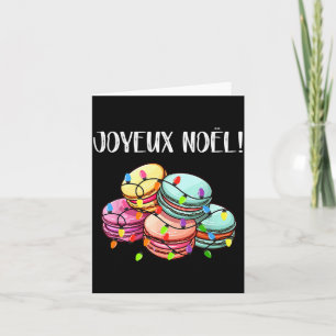 Merry Christmas In French _ Macarons Joyeux Noel Card