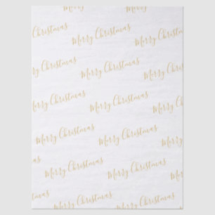 Merry Christmas in Gold, or Your Message Tissue Paper