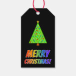 [ Thumbnail: "Merry Christmas!" in Rainbow Text, Christmas Tree Gift Tags ]
