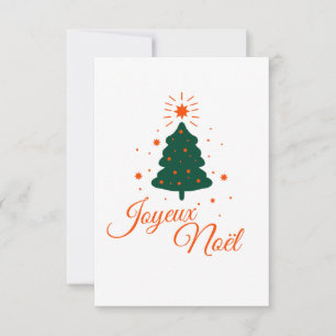 Merry Christmas in Red: Classic and Cheerful Tree Card
