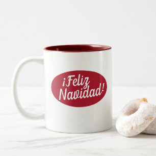 Merry Christmas in Spanish Feliz Navidad Mug