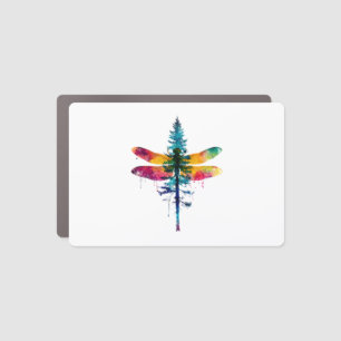 Merry Christmas insect Lover Xmas Dragonfly Christ Car Magnet