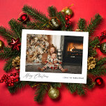 Merry Christmas Instant Photo<br><div class="desc">Send your Holiday wishes in with a little retro fun with your Merry Christmas Instant Photo Holiday Card.
 The back has an option to add another photo,  the same photo,  or leave the background.</div>