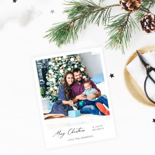 Merry Christmas Instant Photo Minimalist - Verti