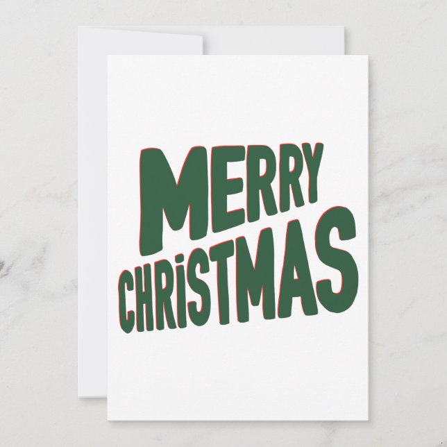 Merry Christmas Invitation (Front)