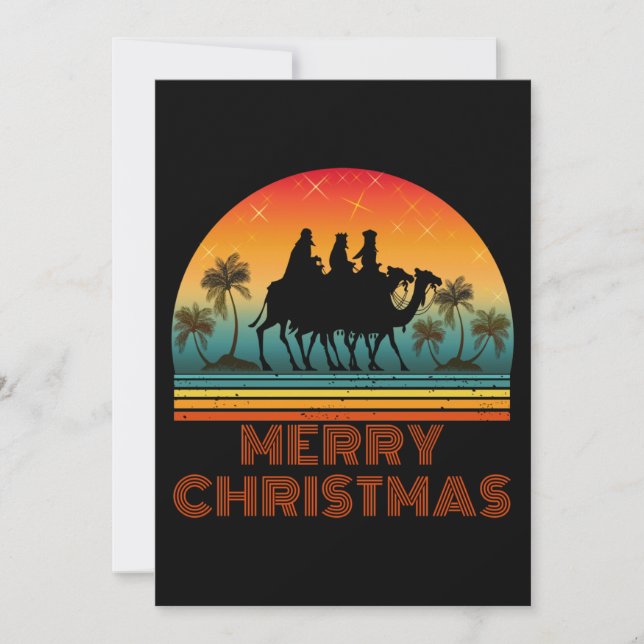 merry christmas  invitation (Front)