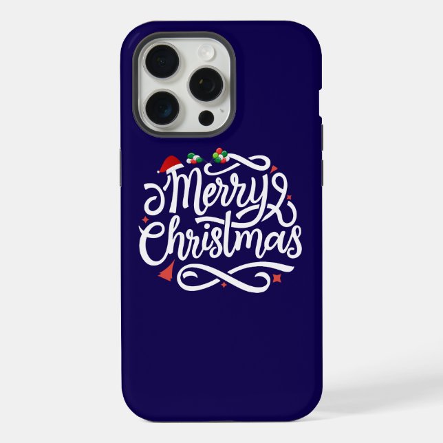 Merry Christmas Iphone Case (Back)