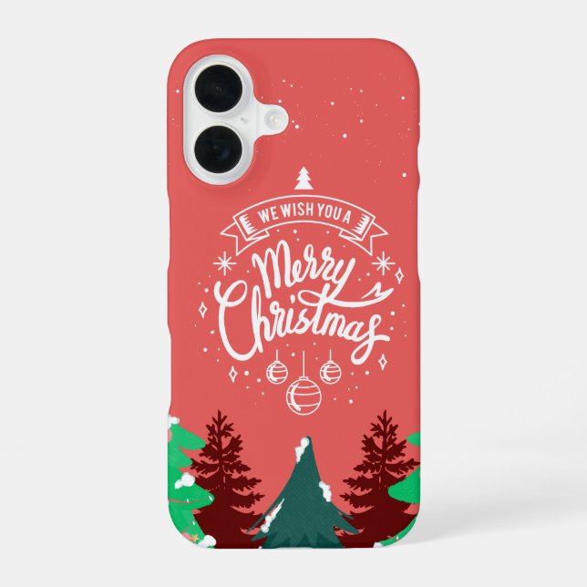 Merry Christmas Iphone Case (Back)