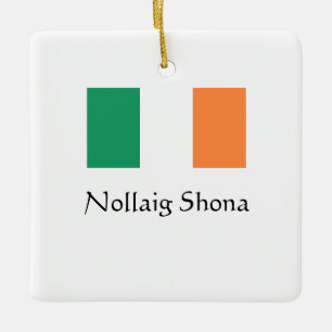 Merry Christmas Irish Ornament