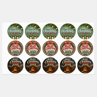 Merry Christmas Its All About Jesus Christian  Labels