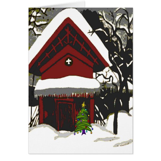 Merry Christmas Japanese Print Card | Zazzle.com