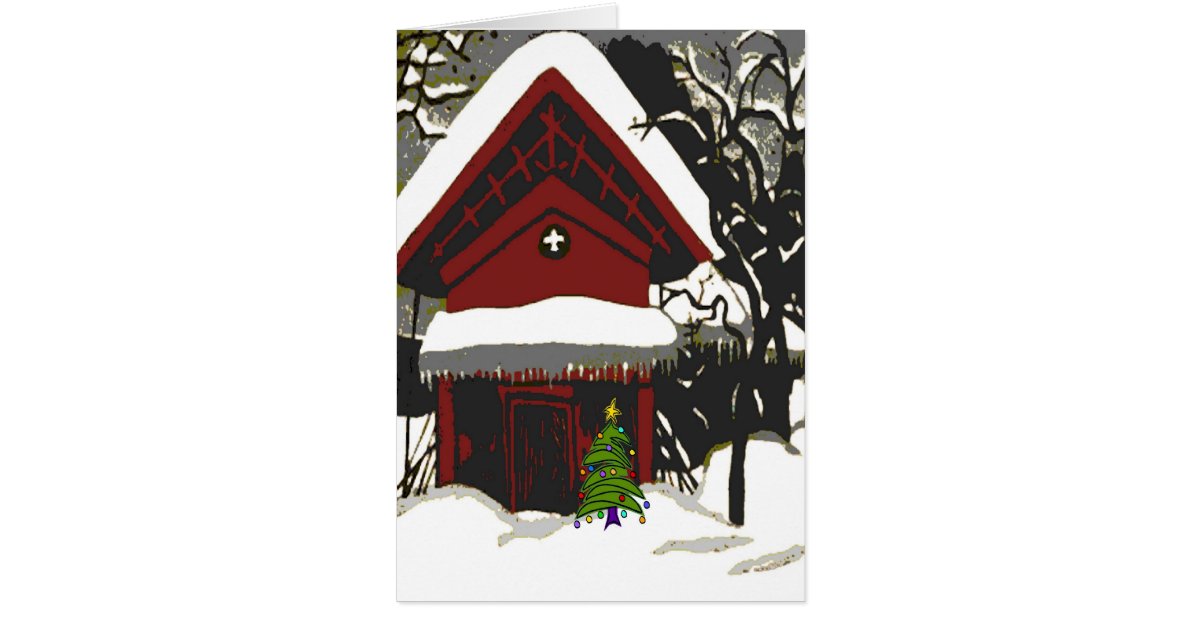 Merry Christmas Japanese Print Card | Zazzle.com