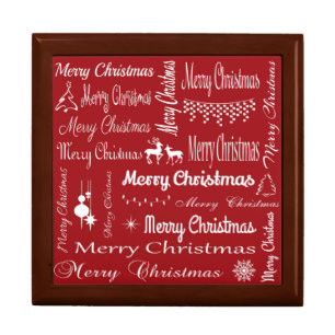 Merry Christmas Jewelry Box