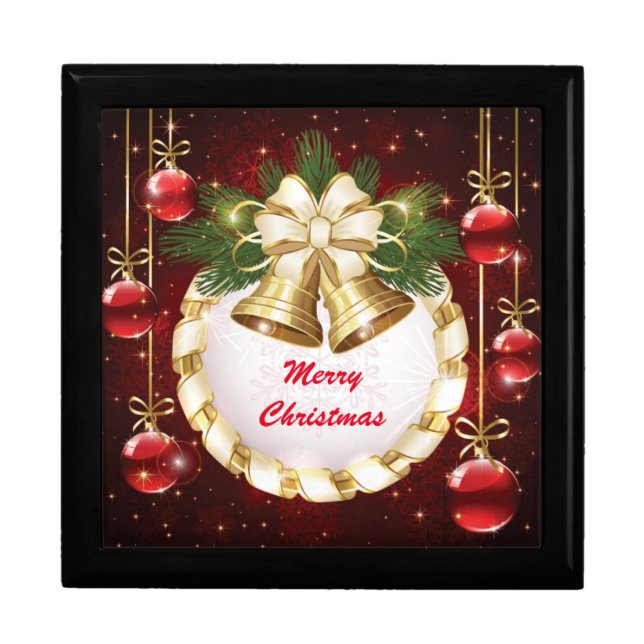 Merry Christmas Jewelry Box (Front)