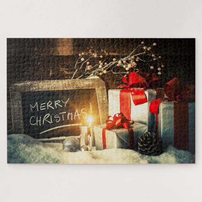 Merry Christmas Jigsaw Puzzle (Horizontal)