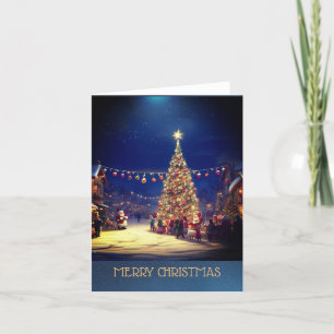 Merry Christmas Jingle bells Holiday Card