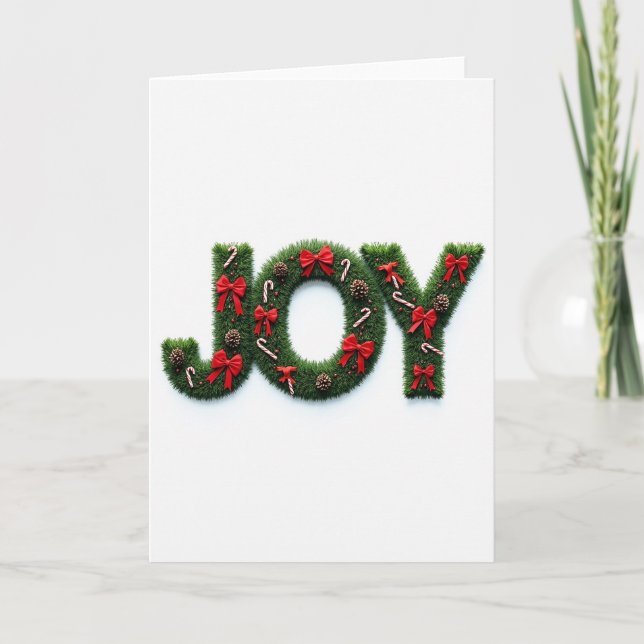 Merry Christmas Joy Card (Front)