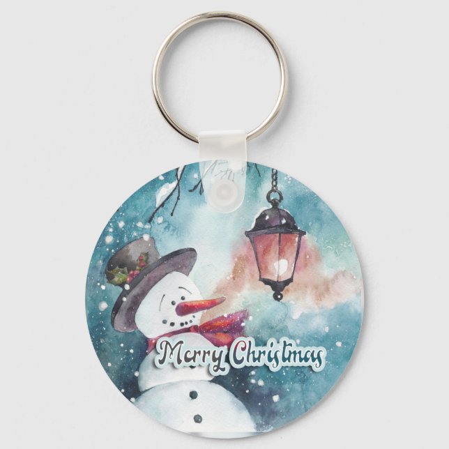 Merry Christmas    Keychain (Front)
