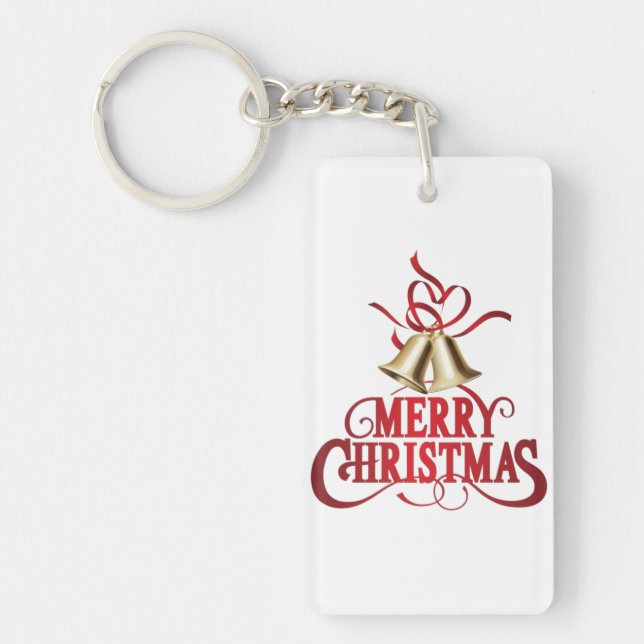 Merry Christmas  Keychain (Front)