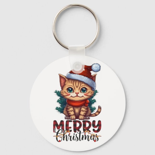 Merry Christmas  Keychain (Front)