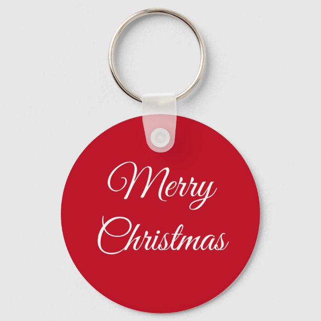 Merry Christmas Keychain (Front)