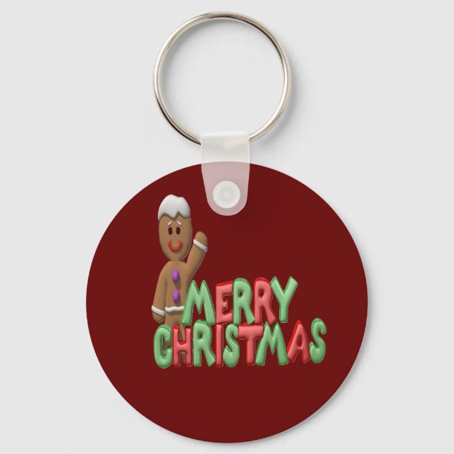 merry.christmas keychain (Front)