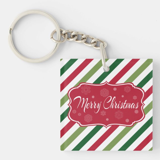 Merry Christmas Keychain (Front)