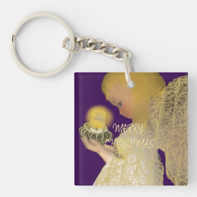 Merry Christmas Keychain (Front)