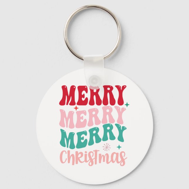 Merry Christmas  Keychain (Front)
