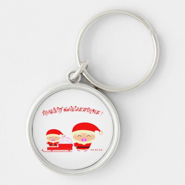 Merry Christmas Keychain (Front)