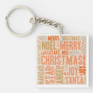 Merry Christmas Keychain