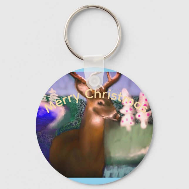 Merry Christmas Keychain (Front)