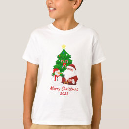 Merry Christmas Kids Basic T-Shirt