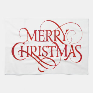 Merry Christmas Kitchen Towel