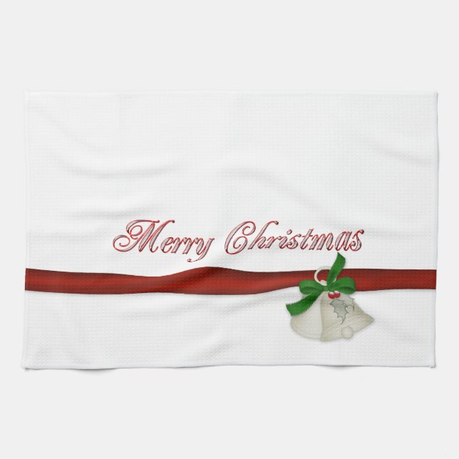 Merry Christmas Kitchen Towel (Horizontal)