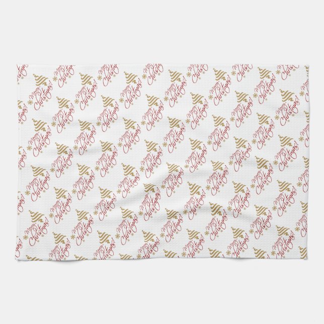 Merry Christmas Kitchen Towel (Horizontal)