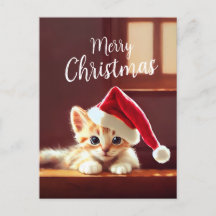 Merry Christmas Kitten