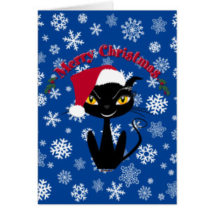 Merry Christmas Kitty Cat Cards