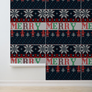 Merry Christmas knit Wallpaper