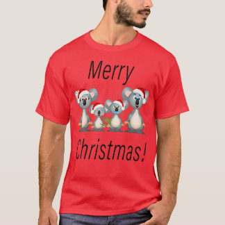 Merry Christmas Koala white T-Shirt