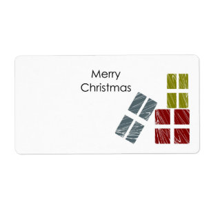 Merry Christmas Label