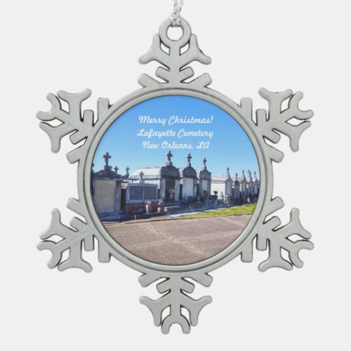 Merry Christmas Lafayette Cemetery ornament