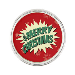 Merry Christmas Lapel Pin