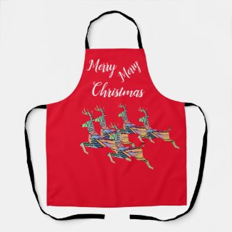 Merry Christmas Leaping Deer
